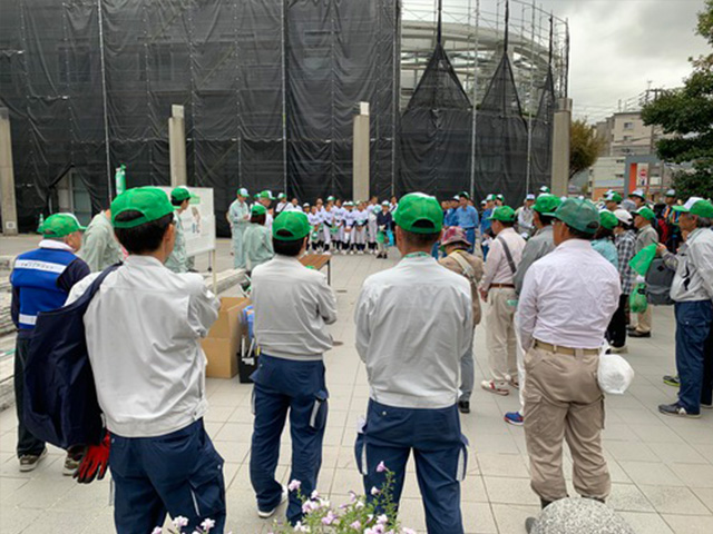 みんなあつまれ！まちぴか市民運動に参加しました。